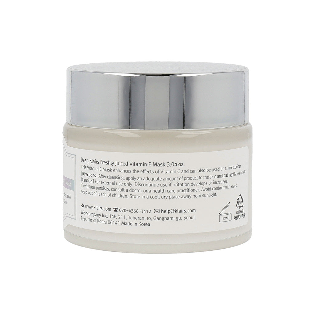 Klairs Freshly Juiced Vitamin E Mask 90ml - Dodoskin