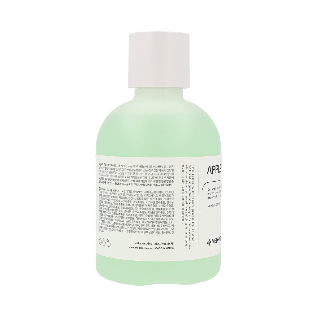 MEDI-PEEL Dr.Apple Tox Pore Toner 500ml / 16.91 fl.oz - Dodoskin