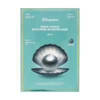 JM Solution Marine Luminous Black Pearl Balancing Mask 10ea - Dodoskin