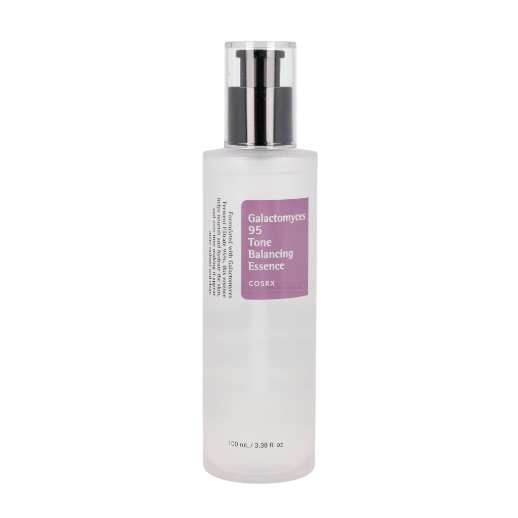 Infused with 95% galactomyces ferment filtrate, this essence helps to brighten the complexion, improve skin elasticity, and provide deep hydration.