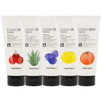 TONYMOLY Clean Dew Foam Cleanser 180ml (5 Types) - Dodoskin