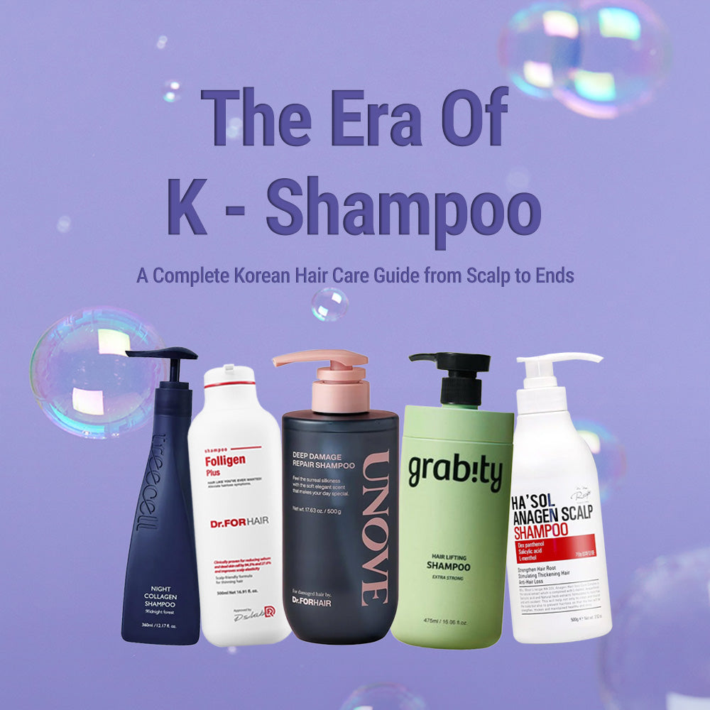 The Era of K Shampoo - A Complete Korean Hair Care Guide from Scalp to Ends