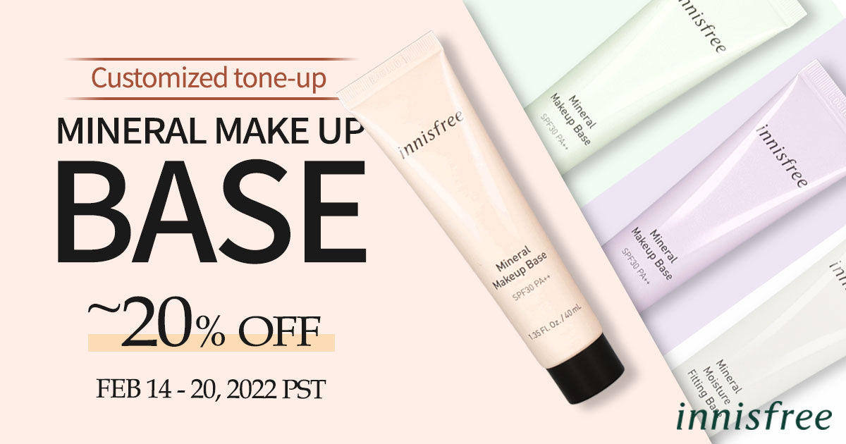 Innisfree Mineral Makeup Base 20% OFF **END