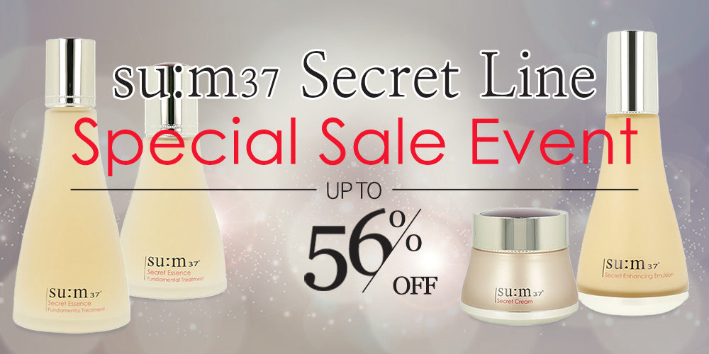 su:m37˚ SECRET LINE SPEICAL SALE EVENT UP TO 56% OFF **END