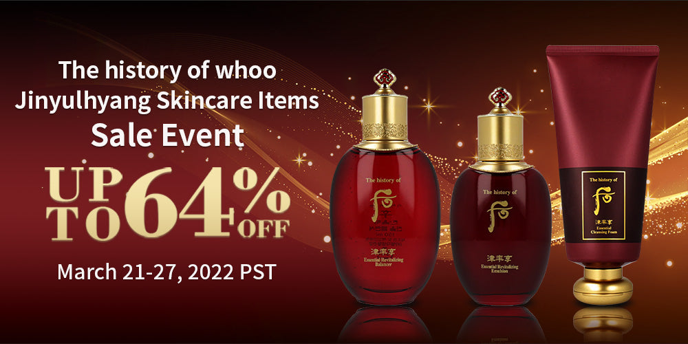 THE HISTORY OF WHOO JINYULHYANG SKINCARE ITEMS SALE EVEN UP TO 64% **END