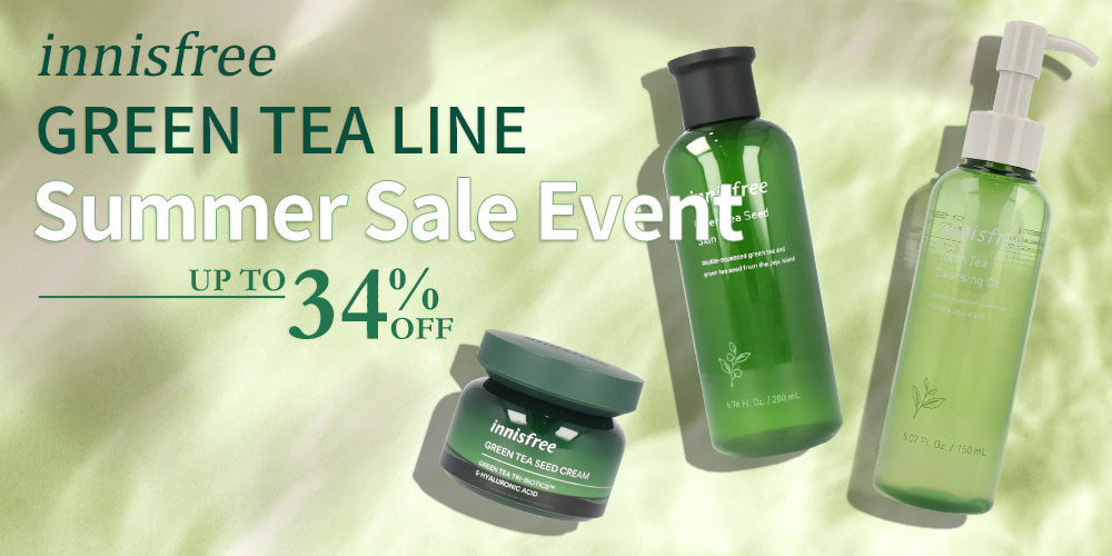 INNISFREE GREEN TEA LINE SUMMER SALE EVENT UP TO 34% OFF **END