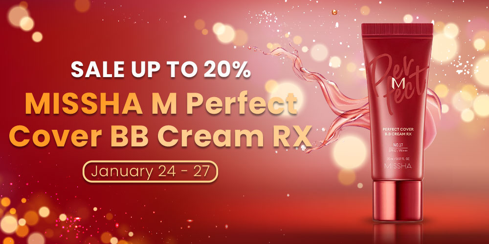 MISSHA M PERFECT COVER BB CREAM RX SPECIAL SALE UP TO 20% **END