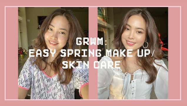 GRWM: Skin Care + Easy Spring Look