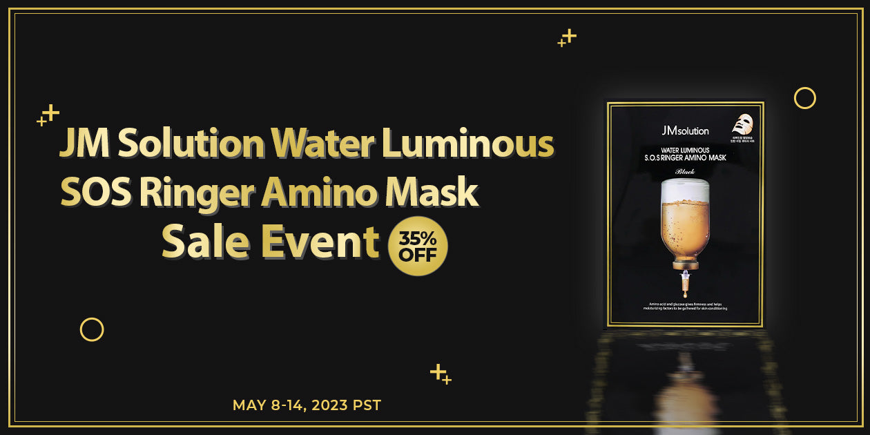JM Solution Water Luminous SOS Ringer Amino Mask Sale Event **END