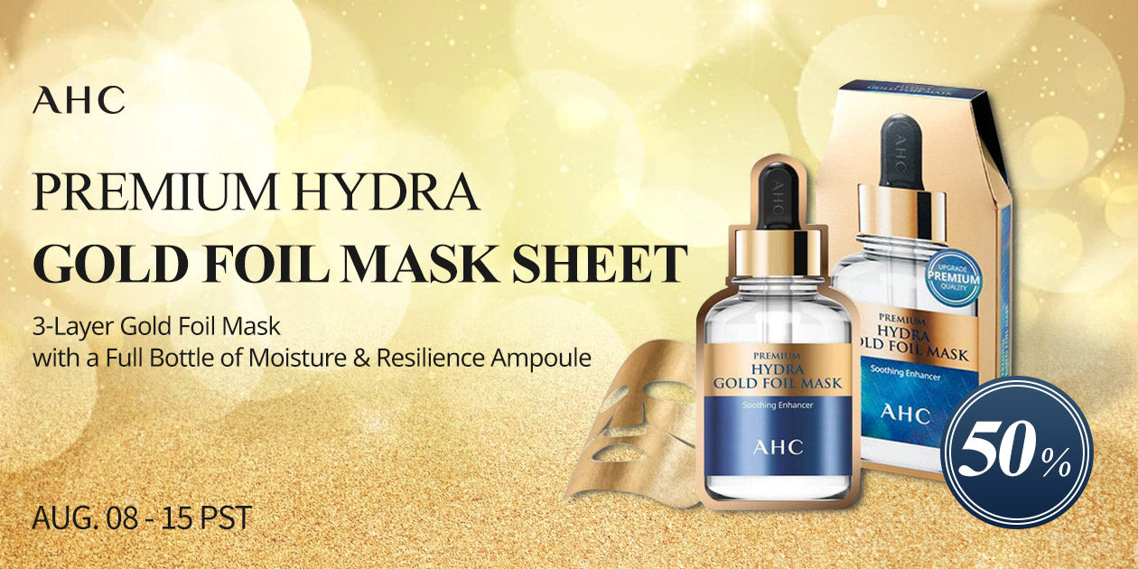 AHC Premium Hydra Gold Foil Mask 50% OFF EVENT **END