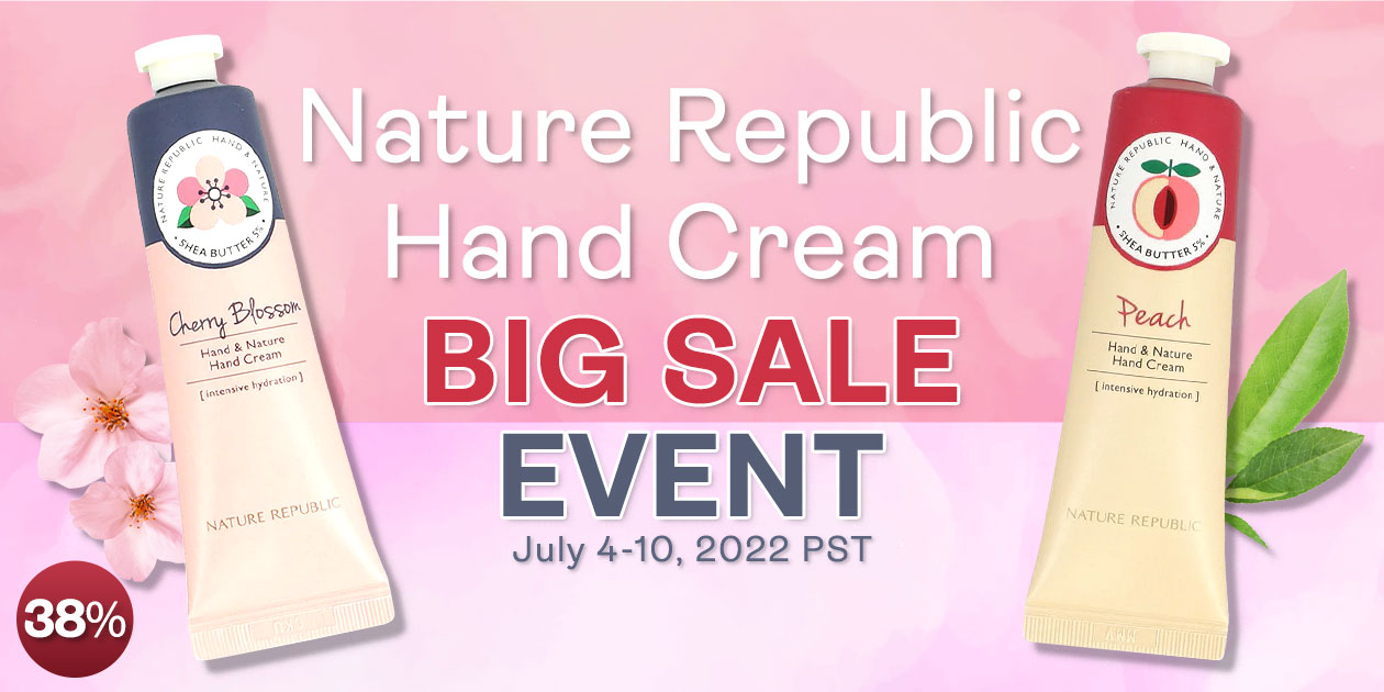 NATURE REPUBLIC Hand Cream EVENT **END
