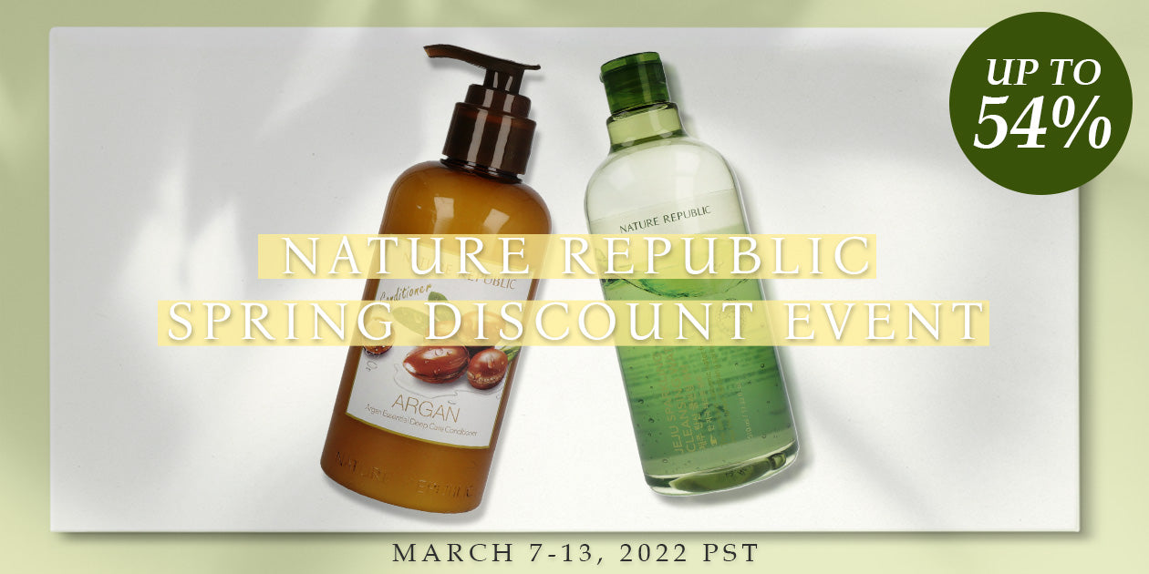 NATURE REPUBLIC SPRING DISCOUNT EVENT UP TO 54% **END