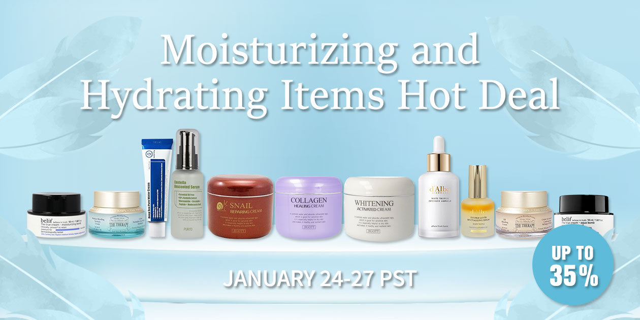 MOISTURIZING & HYDRATING ITEMS HOT DEAL **END