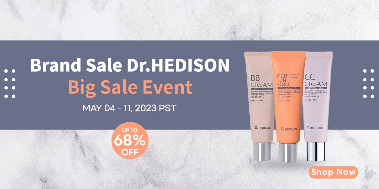 Brand Sale Dr.HEDISON Big Sale Event up to 68% OFF **END