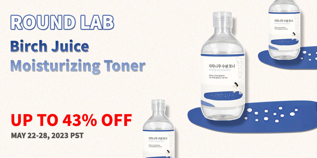 ROUND LAB Birch Juice Moisturizing Toner Special Sale Event Up to 43% OFF**END