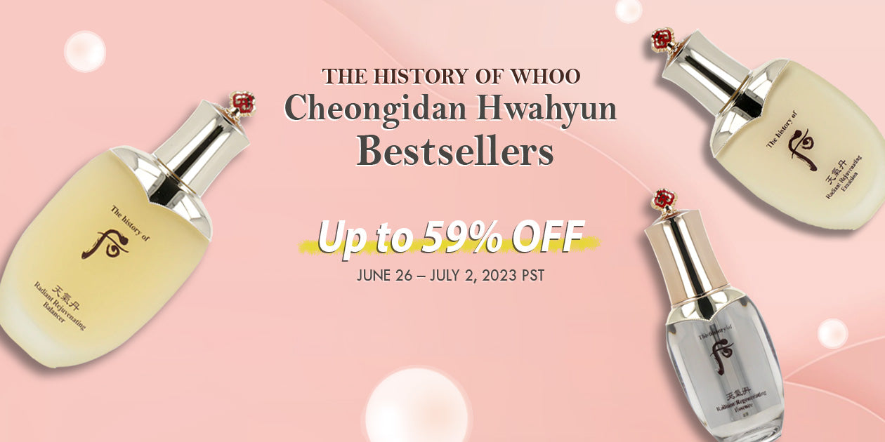 THE HISTORY OF WHOO Cheongidan Hwahyun Bestsellers Sale Event UP TO 59% OFF**END