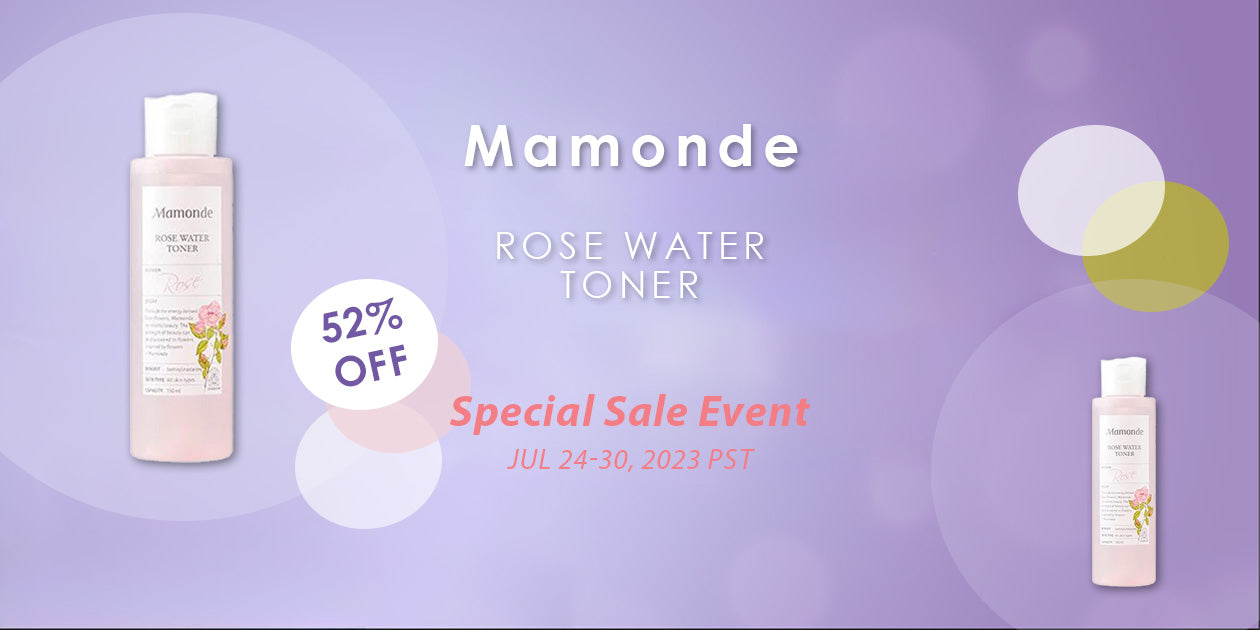 Mamonde Rose Water Toner Special Sale Event 52% OFF (JUL 24-30, 2023 PST)