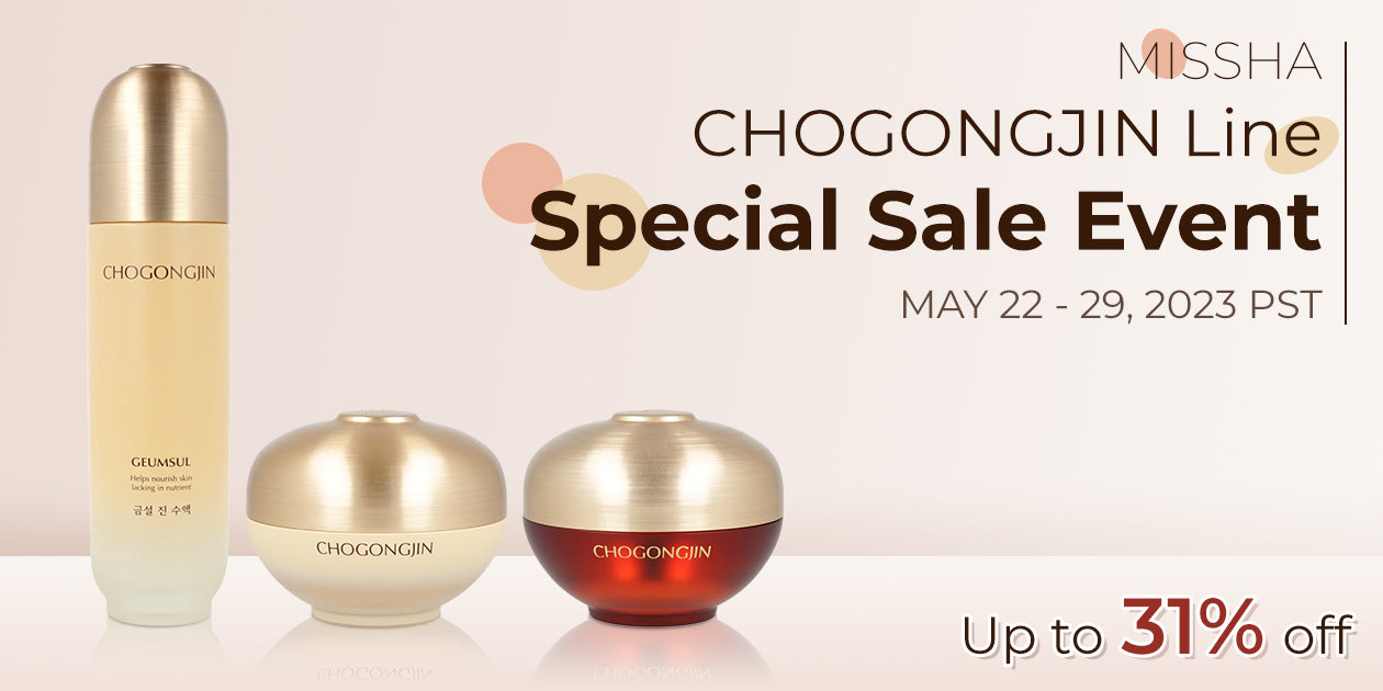 MISSHA CHOGONGJIN LINE SPECIAL SALE EVENT UP TO 31% OFF**END