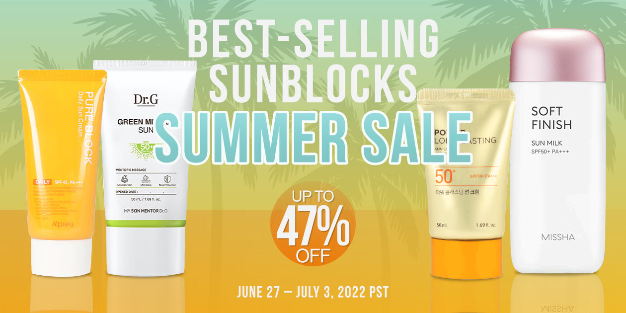 BEST-SELLING SUNBLOCKS SUMMER SALE UP TO 47% OFF **END