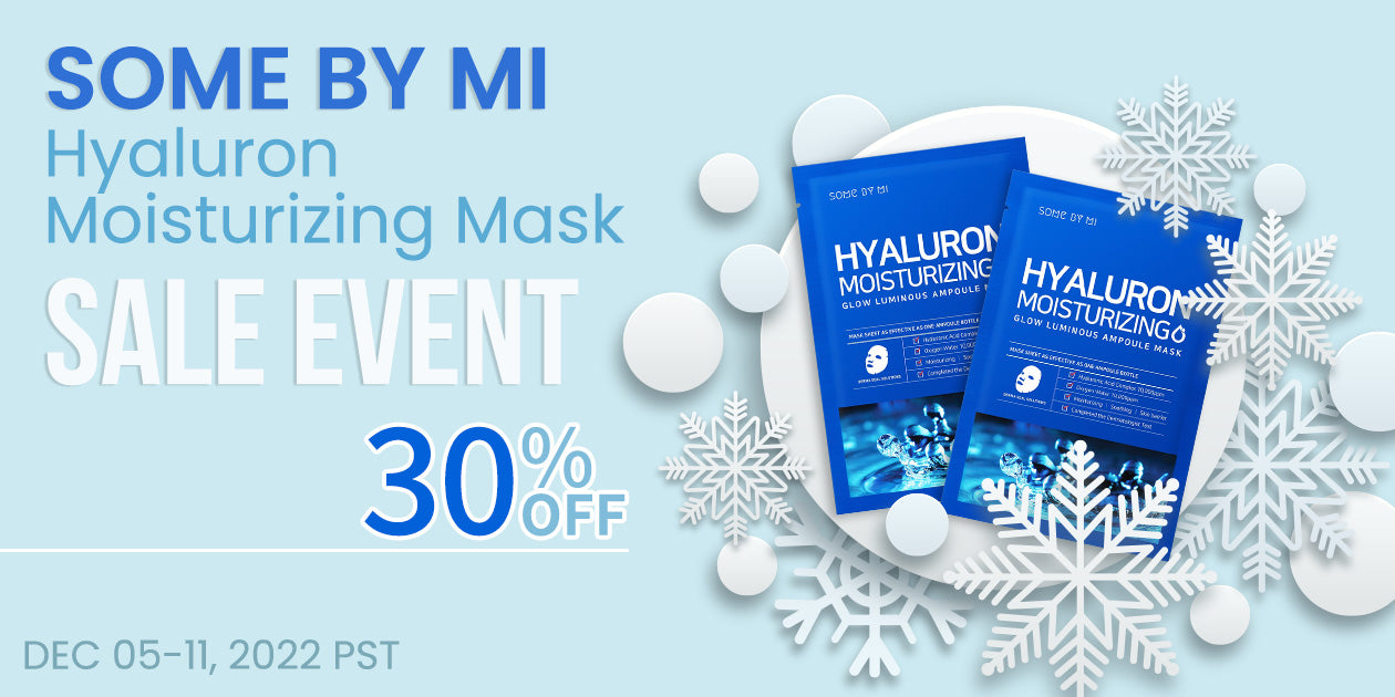 SOME BY MI HYALURON MOISTURIZING MASK SALE EVENT **END