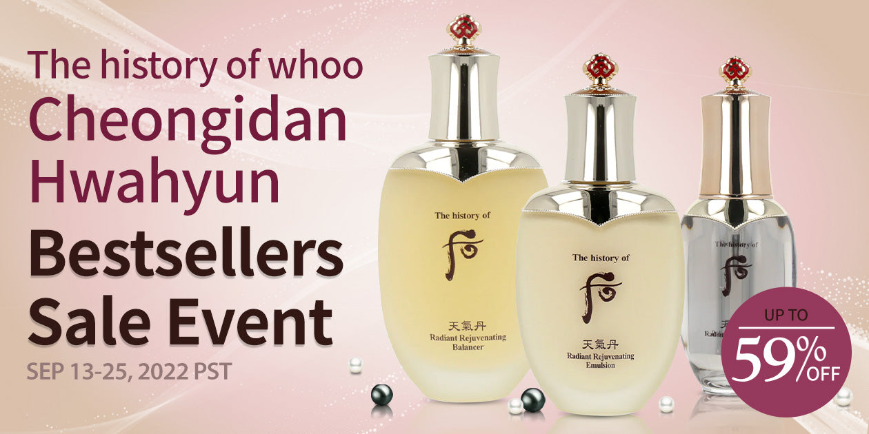 The history of Whoo Cheongidan BESTSELLERS SALE EVENT UP TO 59% **END