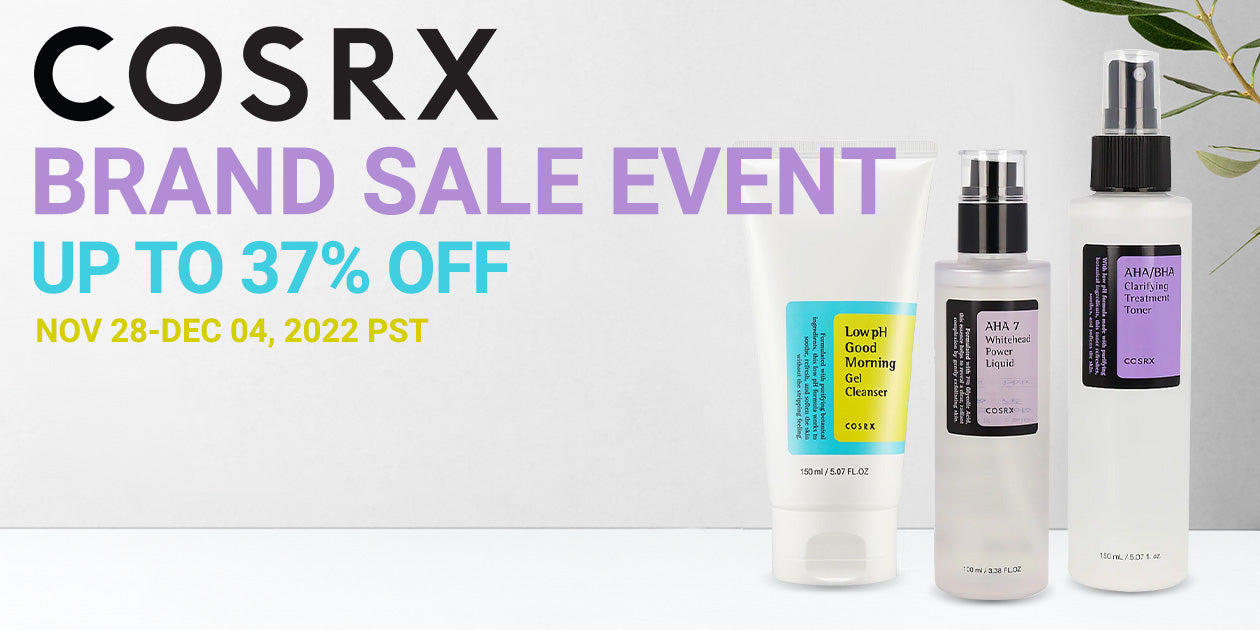COSRX BRAND SALE EVENT UP TO 37% OFF **END