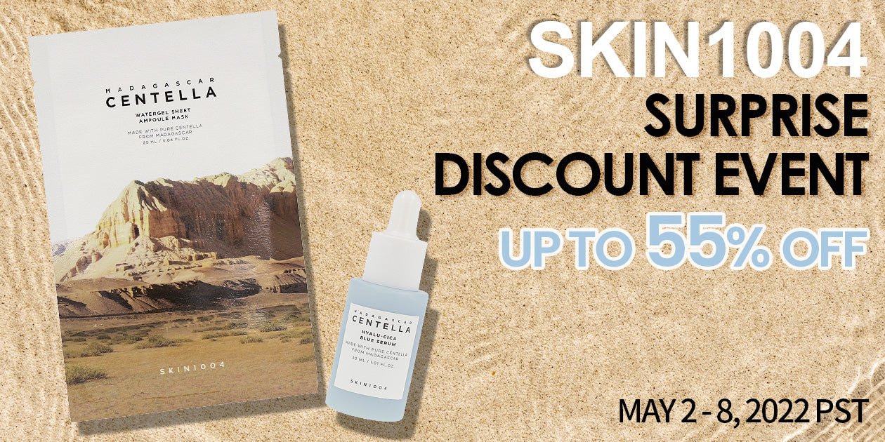 SKIN1004 SURPRISE DISCOUNT EVENT UP TO 55% OFF **END