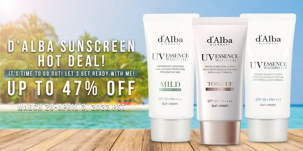 D’ALBA SUNSCREEN HOT DEAL UP TO 47% **END