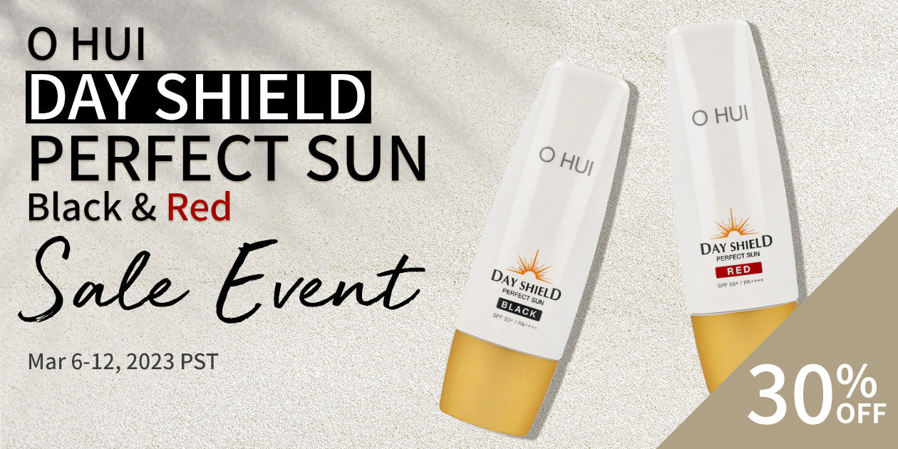 O HUI DAY SHIELD PERFECT SUN BLACK & RED SALE EVENT **END