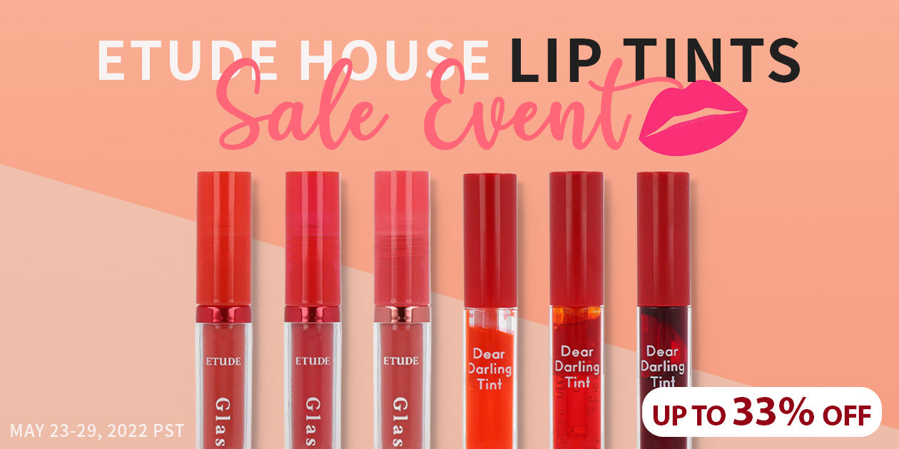 ETUDE HOUSE LIP TINTS SALE EVENT UP TO 33% **END