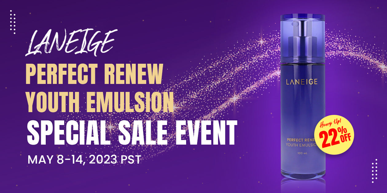 LANEIGE PERFECT RENEW YOUTH EMULSION SPECIAL SALE EVENT **END