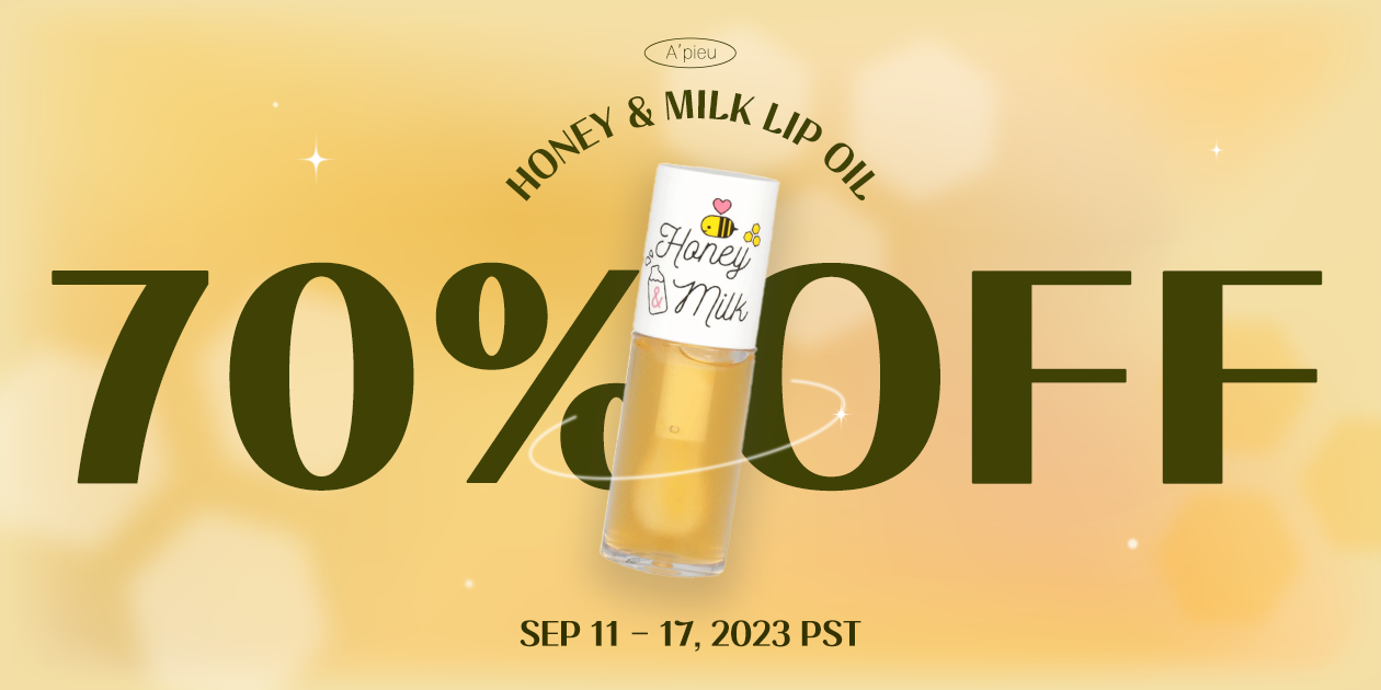 A'pieu Honey & Milk Lip Oil Sale Event**END