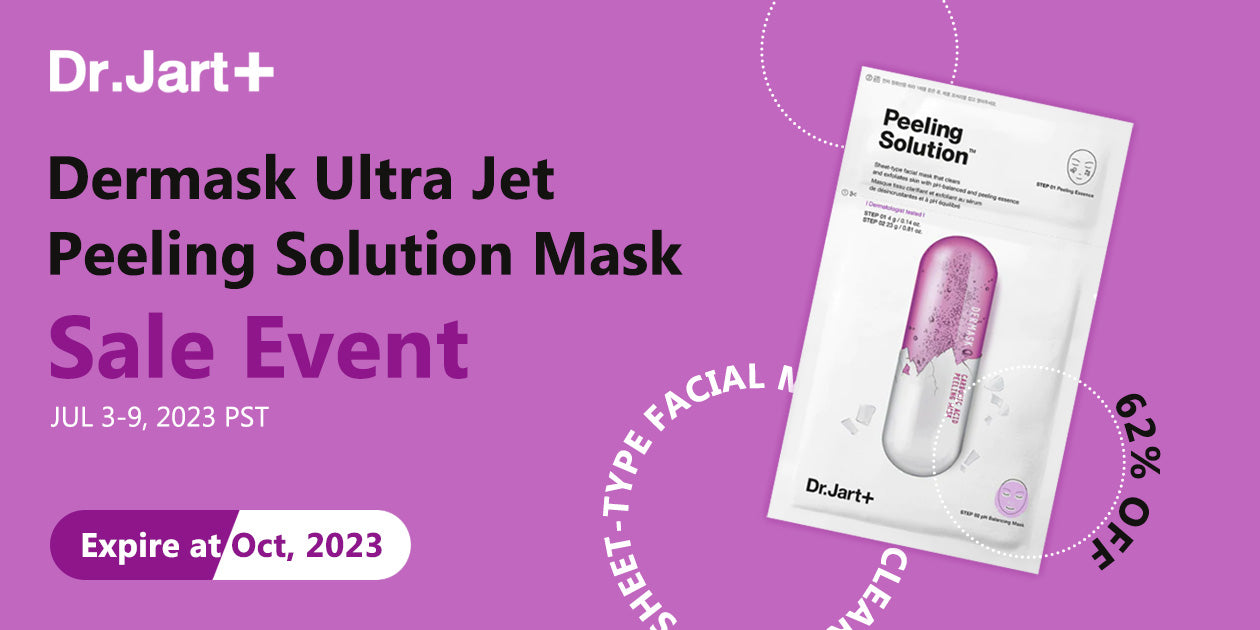 Dr.Jart+ Dermask Ultra Jet Peeling Solution Sale Event**END