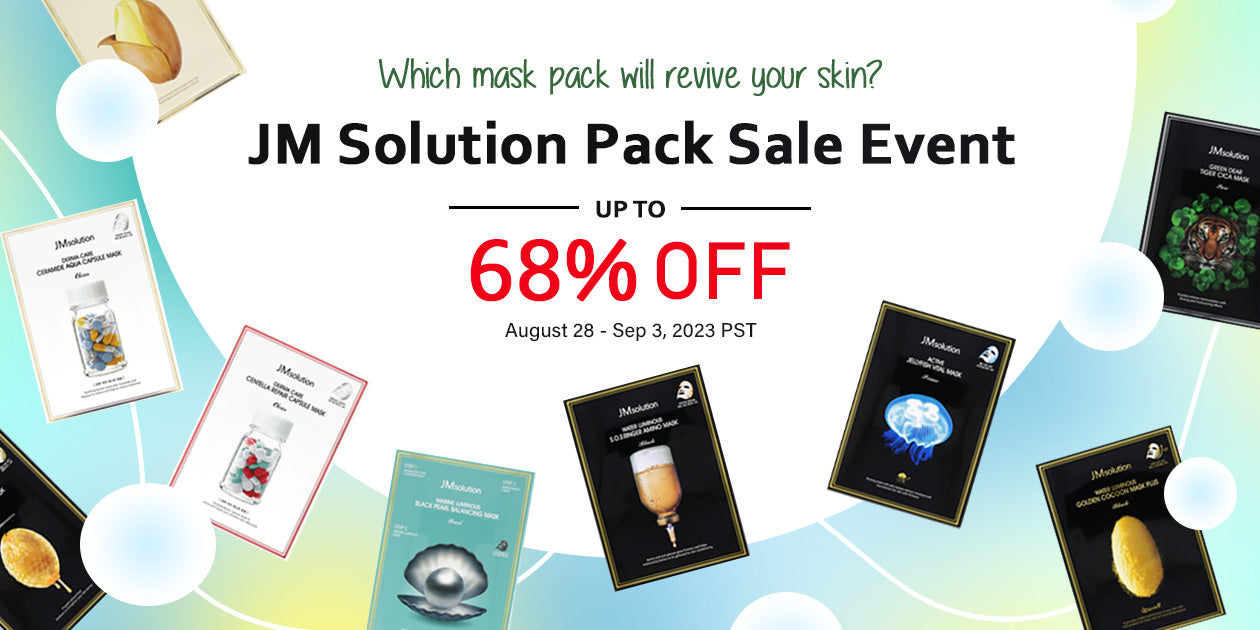 Which mask pack will revive your skin? JM Solution Pack Sale Event**END