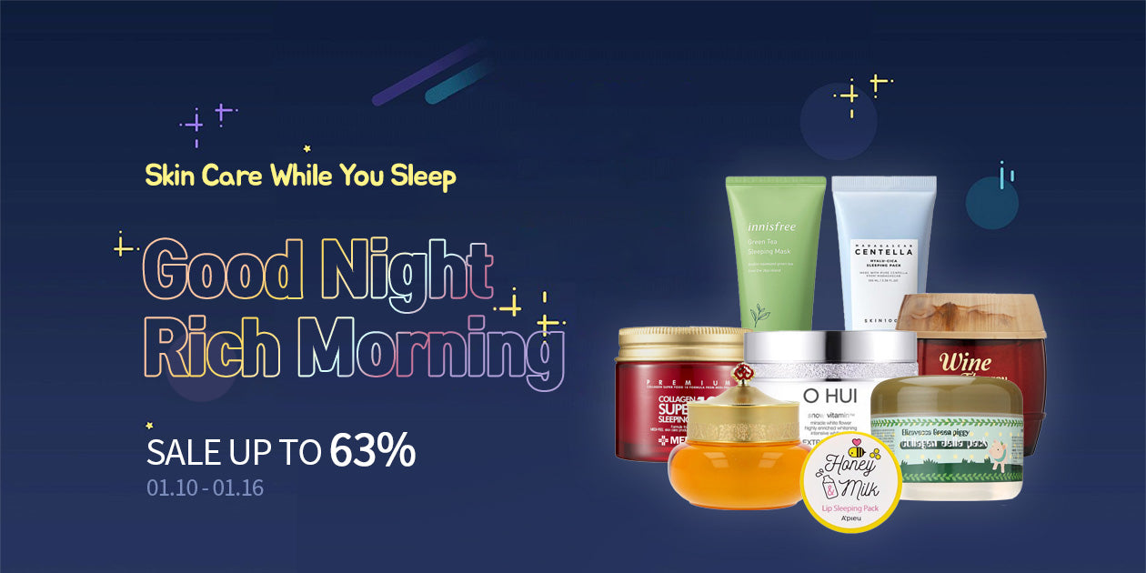GOOD NIGHT RICH MORNING SLEEPING MASK PACK UP TO 65% **END