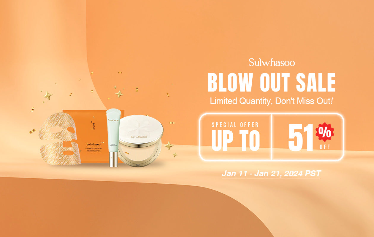 Sulwhasoo Blow Out Sale Event **END