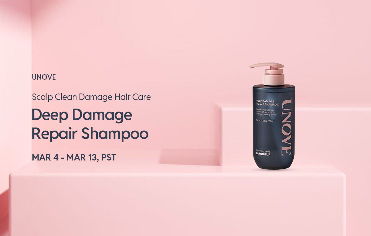 UNOVE Deep Damage Repair Shampoo Sale Event **END