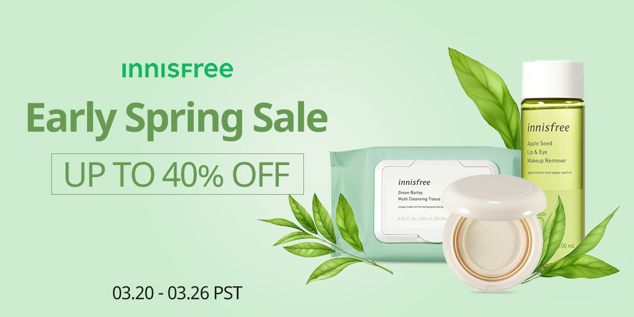 Innisfree Early Spring Sale UP TO 40% OFF **END