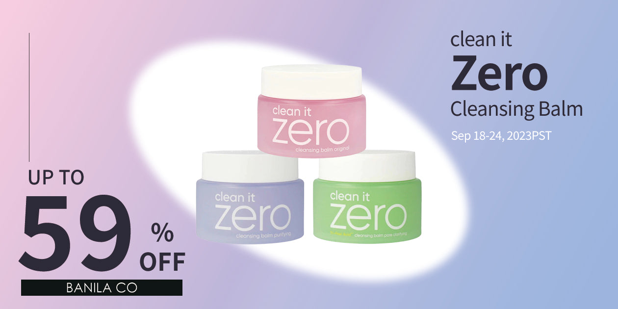 clean it Zero Cleansing Balm Sale Event **END
