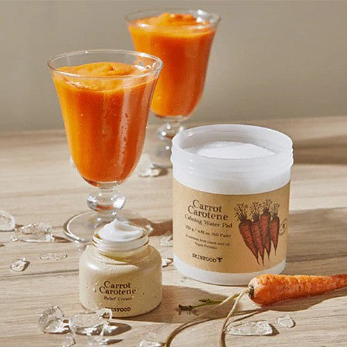 Carrot Calming Bliss: Dive into Skinfood's Carotene Water Pad for Soothing Skincare