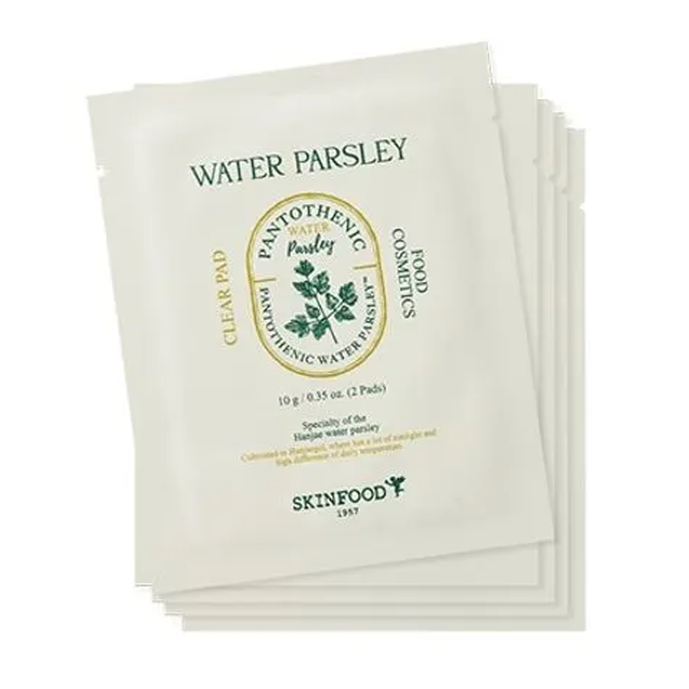 SKINFOOD Pantothenic Water Parsley Clear Pad Pouch Set - DODOSKIN