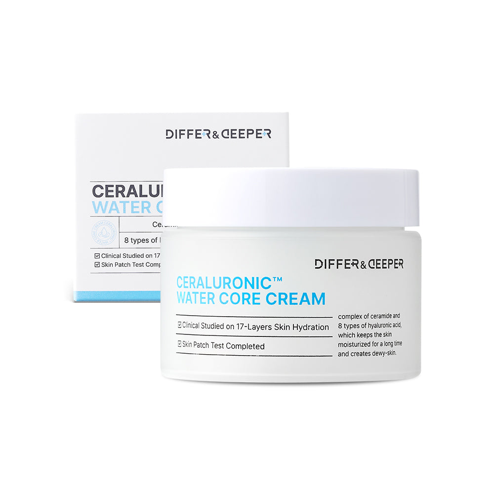 DIFFER&DEEPER Ceraluronic Water Core Cream 50g