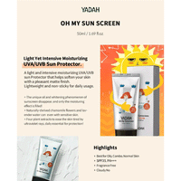 (NEWA) YADAH Oh My Sunscreen SPF35 PA++ 50ml - DODOSKIN