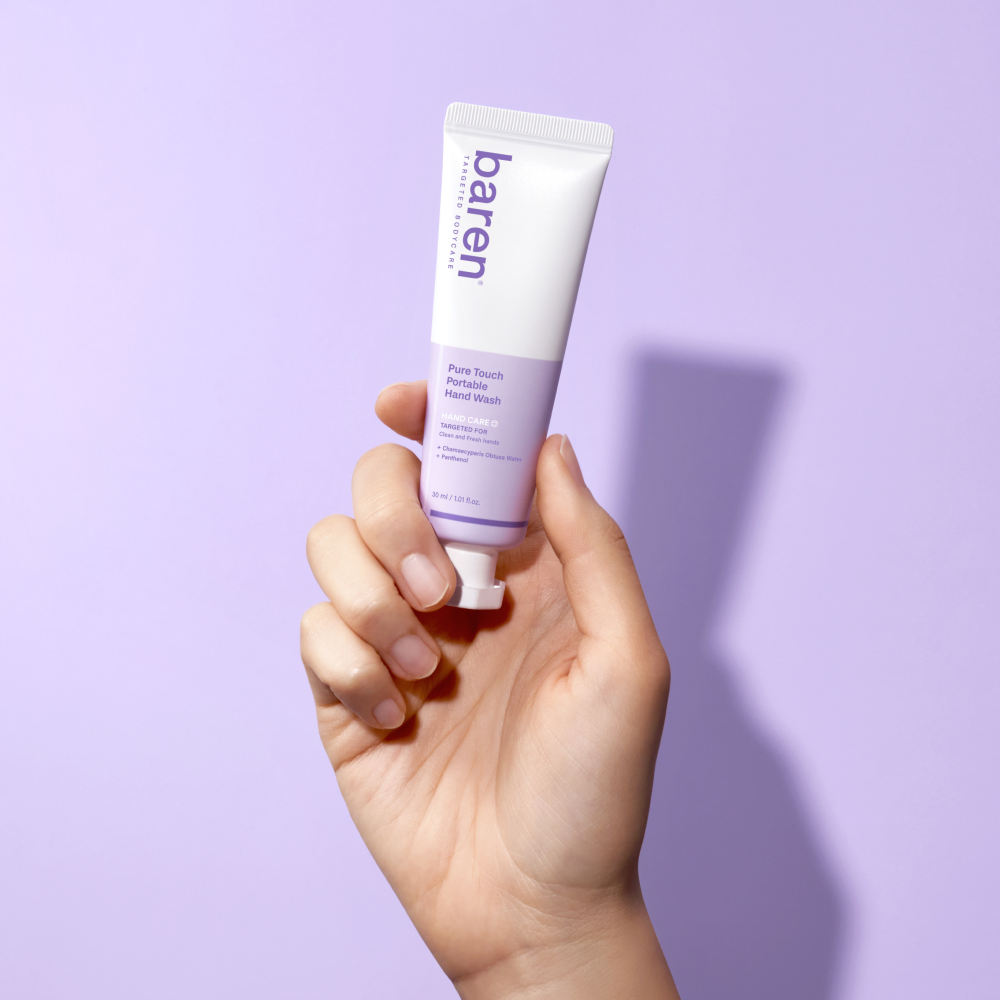 baren Foaming Hand Wash for Travel, Clear Sky Scent 30ml