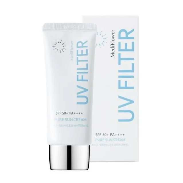 Filtro UV de Mediflower crema solar pura 50 ml SPF50+PA ++++