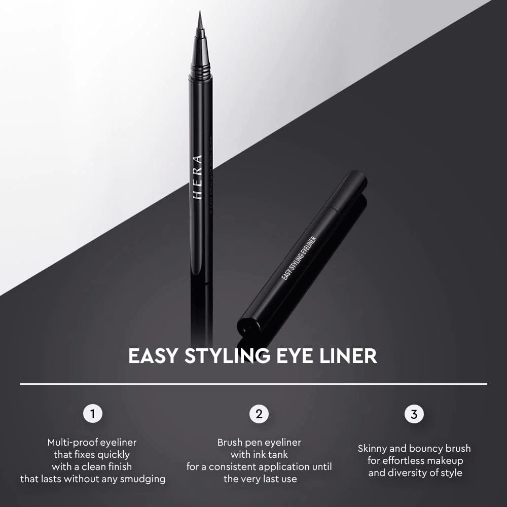 HERA Easy Styling Eye Liner 0.5g #01 Black - DODOSKIN