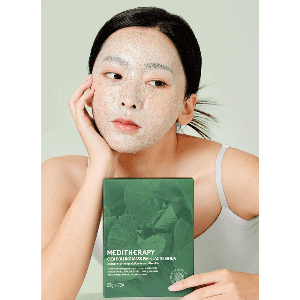 Meditherapy Cica Rolling Mask Pad Lacto Bifida 23g * 7ea - DODOSKIN