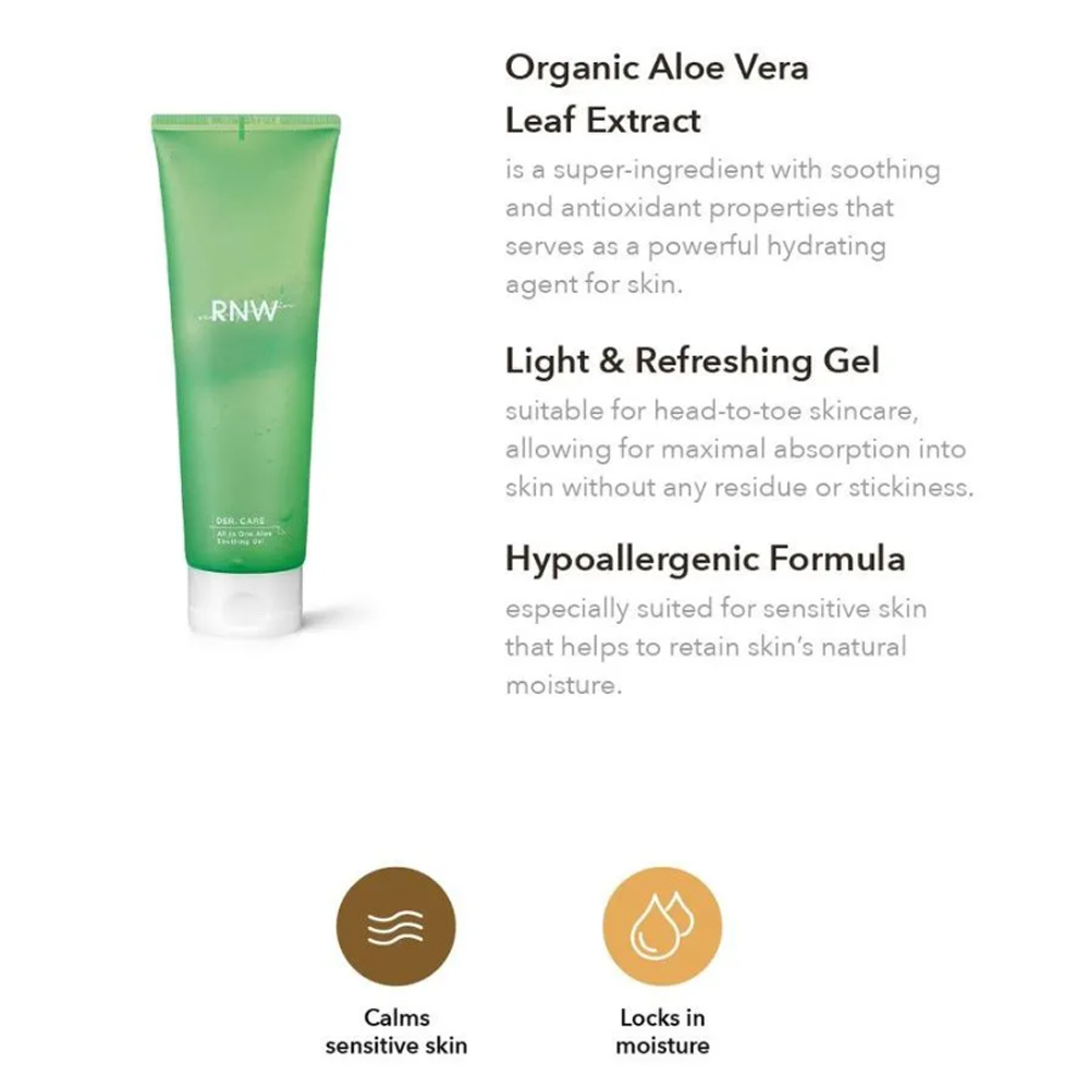 RNW DER. CARE All In One Aloe Soothing Gel 250ml - DODOSKIN
