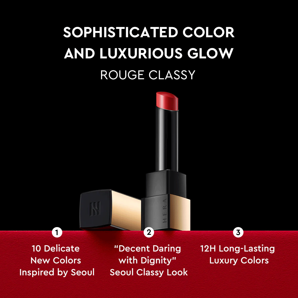 [Expiration imminen] HERA Rouge Classy 3.5g - 10 Colors