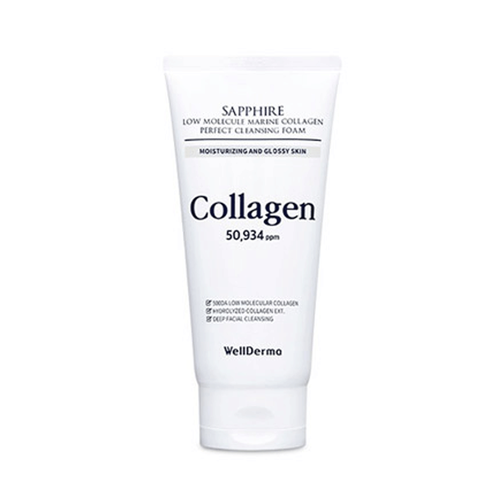 Wellderma Sapphire Low Molecule Marine Collagen Perfect Cleansing Foam 150ml - DODOSKIN
